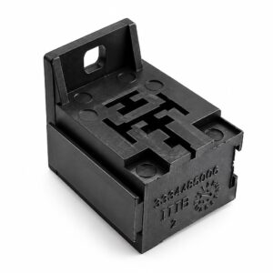 CONECTOR 5 VIAS FÊMEA BASE DE RELÉ COM ABA DE FIXAÇÃO