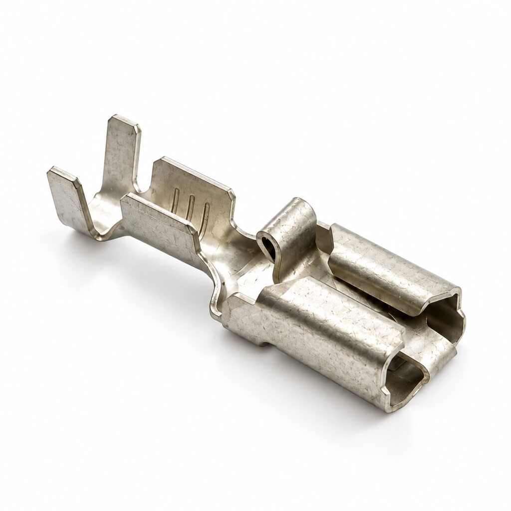 TERMINAL FEMEA FASTON POSITIVE LOCK 6,3MM ESTANHADO