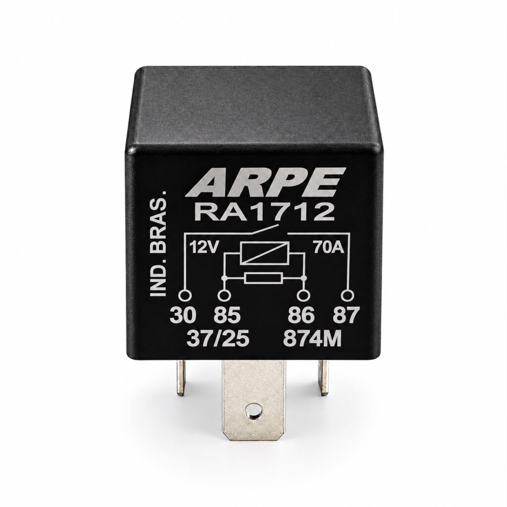 RELÉ 4 PINOS 70A 12V ARPE
